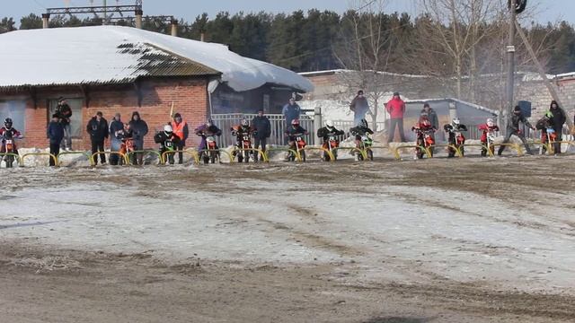 Мотокросс. Полевской. Класс 65 см3, 1й заезд. 2014 год