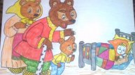 МАШИ и ТРИ МЕДВЕДЯ -- рисованный мультик в картинках. №для детей (20)