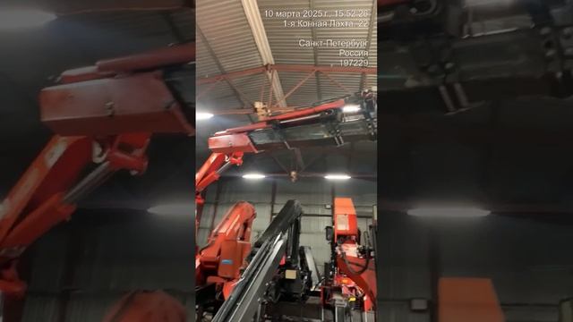 Fassi F460.26 кран манипулятор. Проверка технического состояния и работы радиоуправления