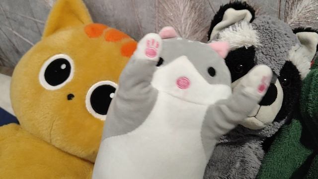 играем в детские мягкие игрушки