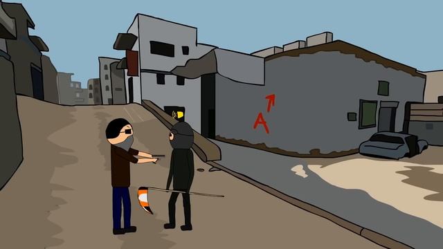 CS GO Cartoon  Необычный de dust2