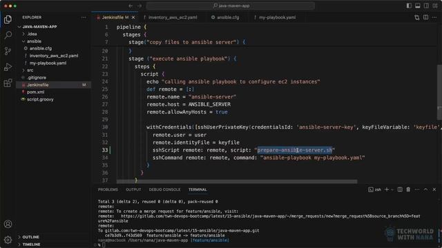 15.23 Project. Run Ansible from Jenkins Pipeline Part 3
