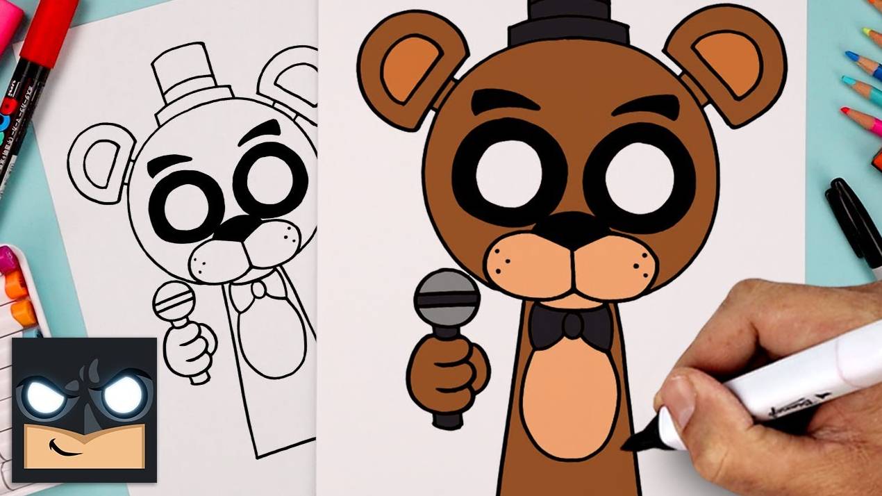 Как нарисовать ФРЕДИ ФАЗБЕРА (БЕЗ ЛИШНИХ СЛОВ)