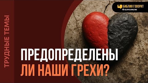 Предопределены ли наши грехи? | "Библия говорит"Алексей Коломийцев