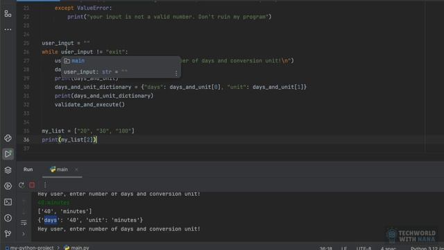 13.16 Dictionary Data Type