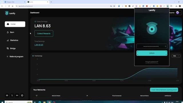 LANIFY. Зарабатывай токен $LAN при помощи своего интернета.