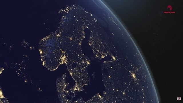 Вид на Землю ночью из космоса / View of Earth from space. ISS online
