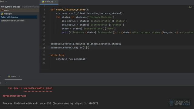 14.6 Write a Scheduled Task in Python