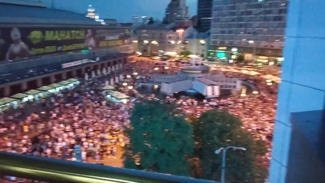Швеция - Украина фанзона перед матчем Киев