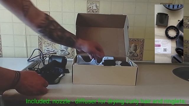 #распаковка ПРОФЕССИОНАЛЬНЫЙ ФЕН (professional hair dryer super hair d