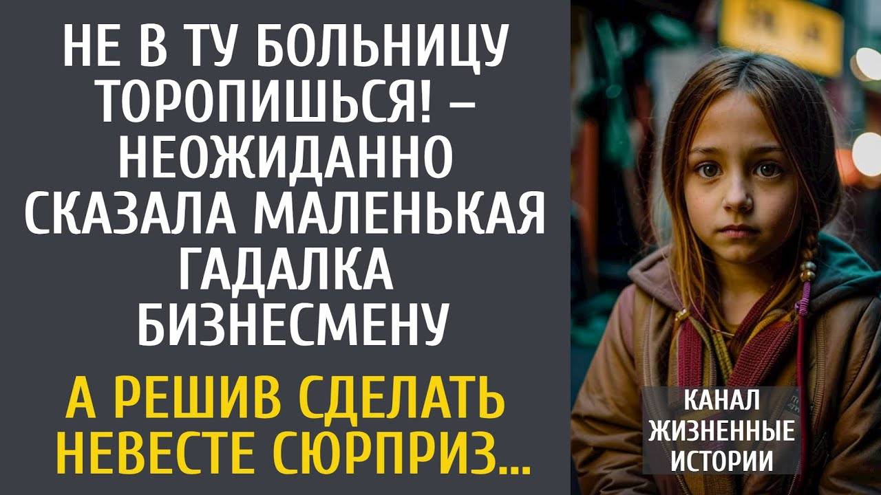 Не в ту больницу торопишься! – неожиданно сказала маленькая гадалка бизнесмену, угостившему её…