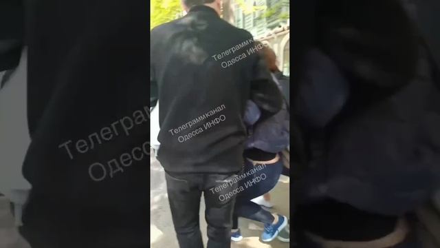 Одесса, кадры насильственной могилизации мешканцев