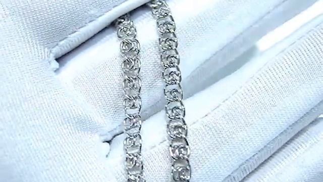 Серебряная цепь 925 пробы без камней 2200000408976