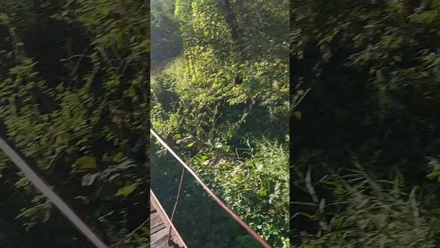 Подвесной мост между ст. Удобная и х.Романчуков