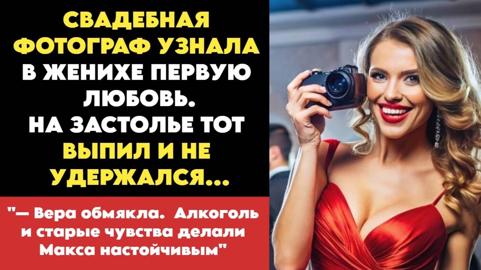 Истории из жизни. Измена мужа. Свадебная Фотограф Узнала в Женихе Первую Любовь