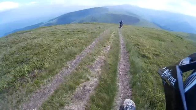 Покатуха на Kayo 150,Карпати,Боржава