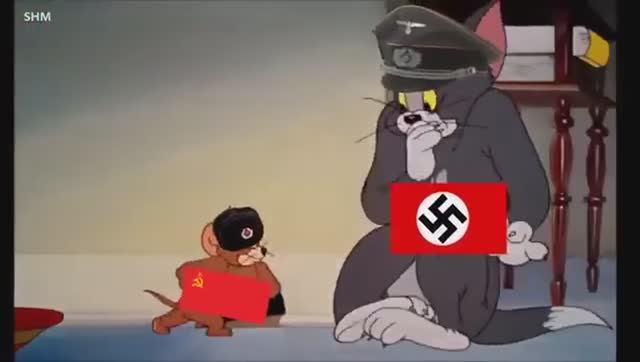 ржака гитлер том и русский джери