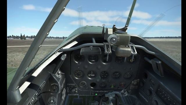 Самолет МиГ-3  полет по кругу. Авиасимулятор "Ил-2 Великие сражения"