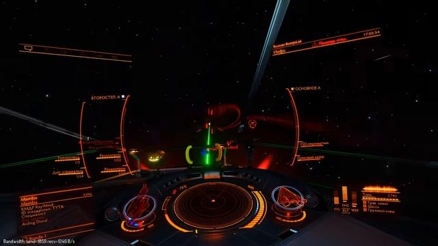 Elite Dangerous PvP Дуэль со знакомой Мамбой.