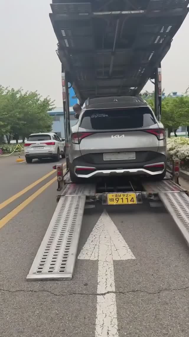 Отгрузка Kia Sportage во Владивосток