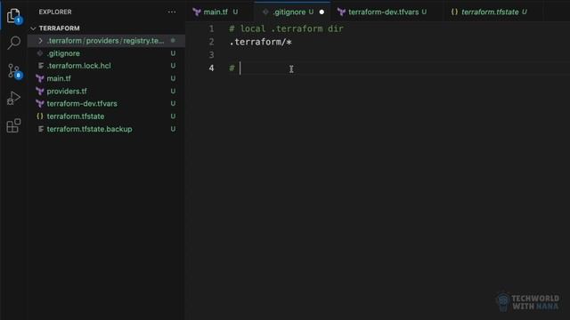 12.11 Create Git Repository for local Terraform Project