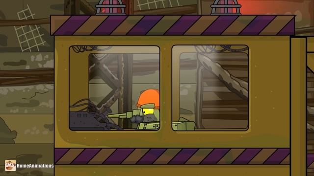 HomeAnimations – Мультики про танки  Инженеры в панике, Левиафан спокоен - Паразит Т-72 заснул на ба