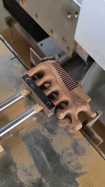 The process of making a comb from wood #shorts