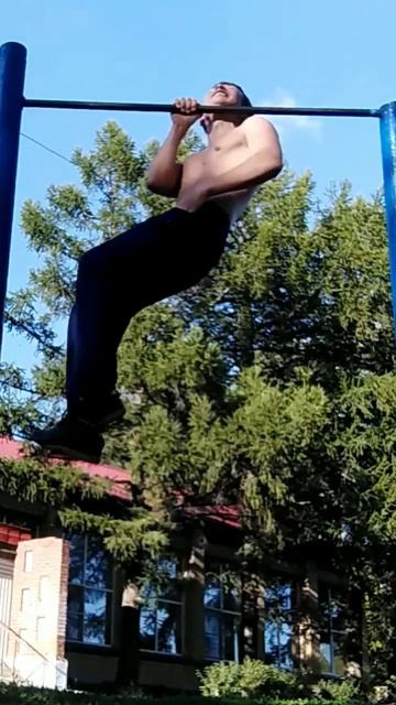 3 one arm pull ups (2 right arm, 1 left arm)