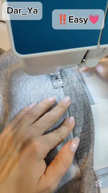 ✅💯!!! ДЕЛАЕМ ОТСТРОЧКУ‼️‼️❤️ #люблюШить #sewing #DIY #ле