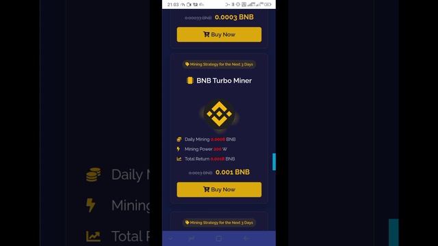 BNB майнинг без вложений