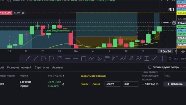 Торговля онлайн Фьючерсы на бирже БИНАНС - Учусь торго