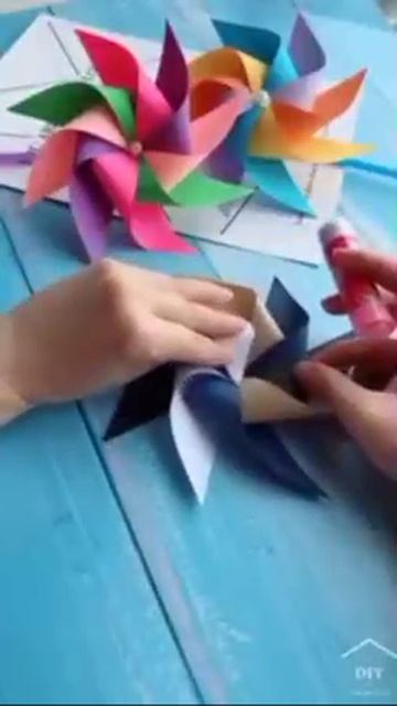 Яркие вертушки своими руками