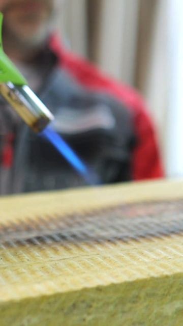 Краш-тест каменной ваты ТЕХНОНИКОЛЬ! Огонь не страшен?