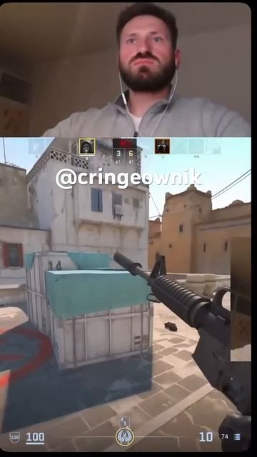 Жесткий фейл в кс 2 #csgo #gaming #хайлайт #counterstrike #факап #нуб