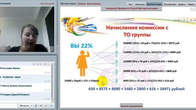 Доходы в компании Орифлэйм  Есть ли они 13 05 17