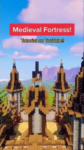 Средневековый замок 🏰 в Майнкрафт😨