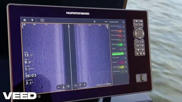 Рыбалка  на Дунае с настройками (2 часть) Humminbird Explore 12