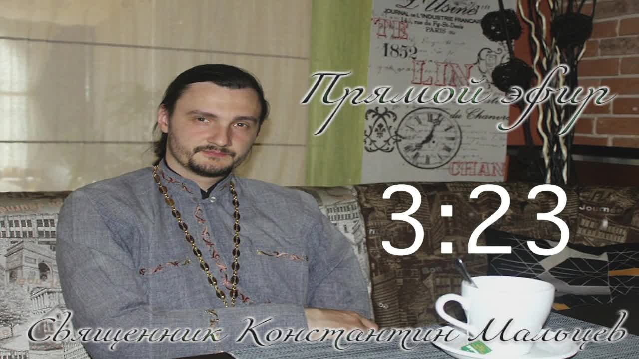 Прямой эфир. Священник Константин Мальцев