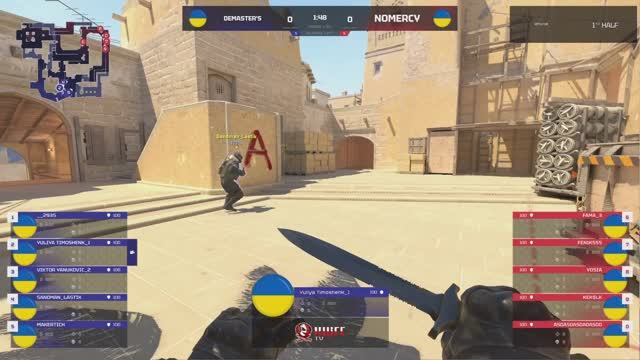 DeMaster's -vs- NoMercy - 1 карта // Шоу-Матч @kn1feTV