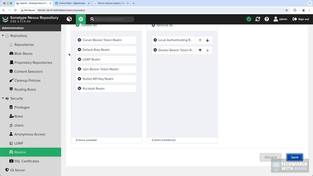 7.15 Создание хостируемого репозитория Docker на Nexus