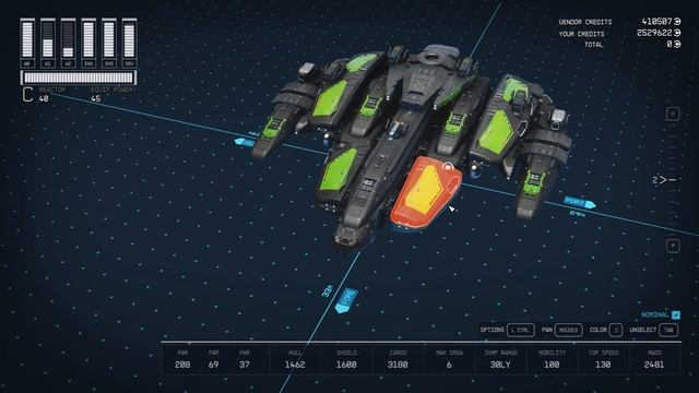Starfield Ship Building : Serpentus. Va'ruun Battlecruiser ( No Mods )