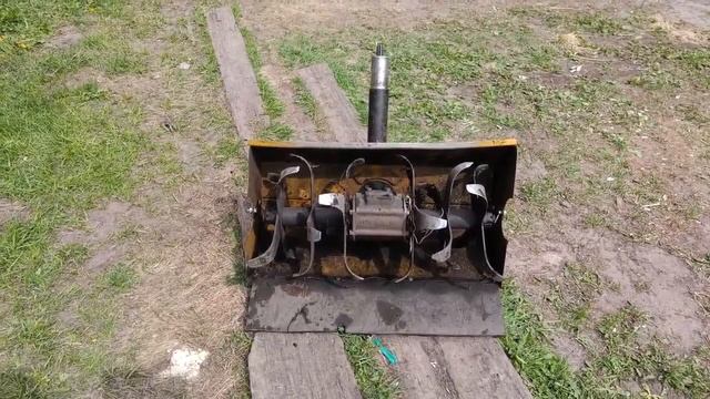 Фреза и мотоблок после 1 гектара целины