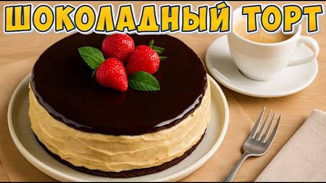 Шоколадный торт на сковороде без духовки – с ароматным кофейным кремом!