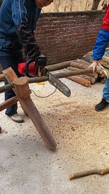 Wood cutting process #shorts