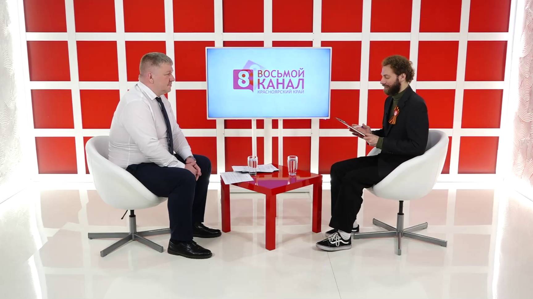 Интервью на «8 канале». Артур Лукава, Сергей Шекк.