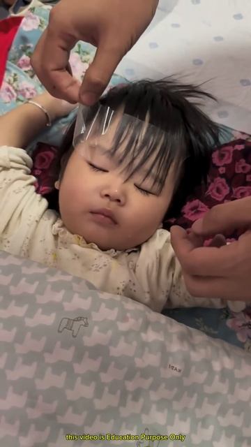 No-Cry Haircut Trick #shortsvideo