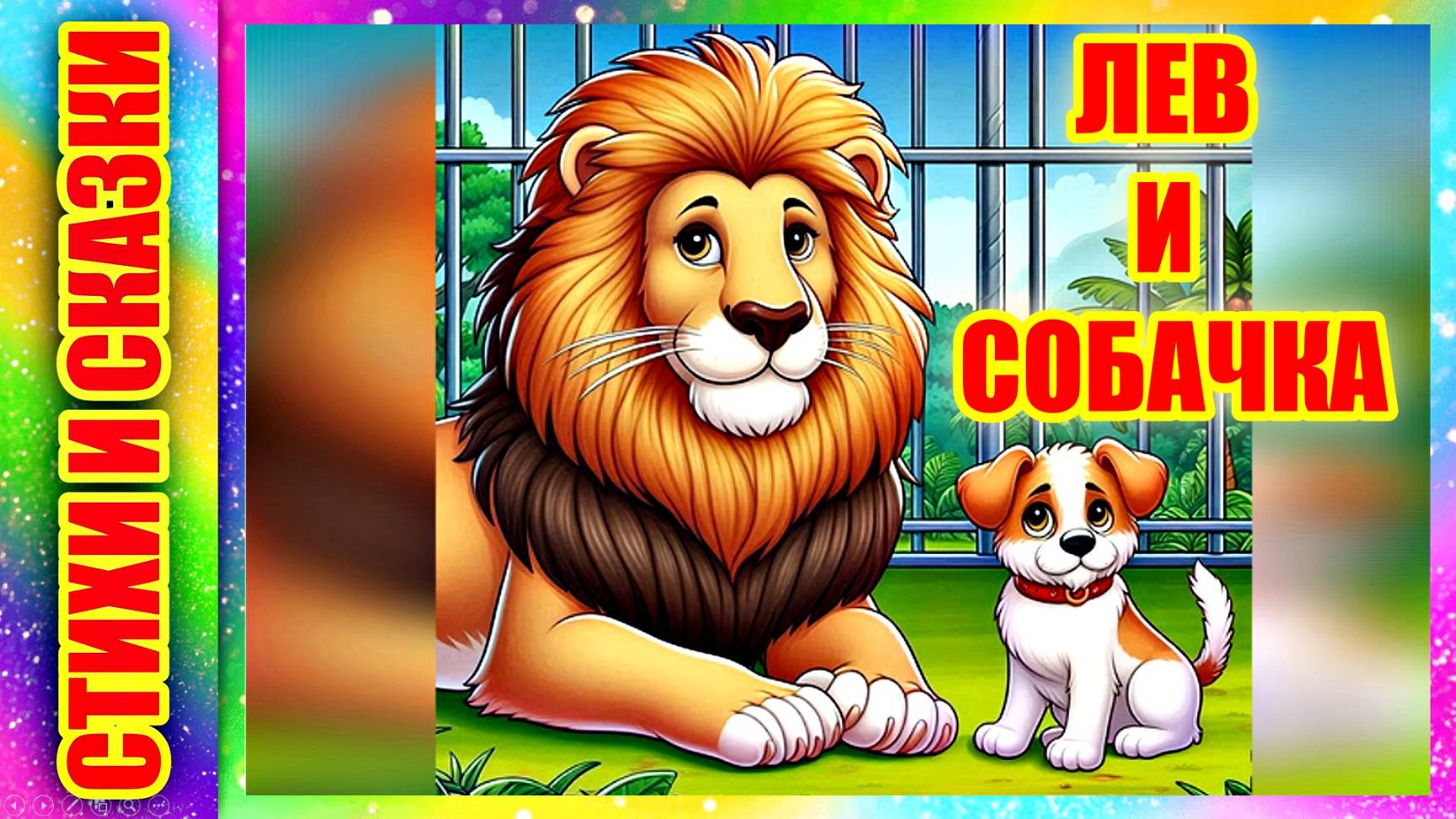 Лев и собачка Лев Толстой Рассказ #аудиосказкивкартинках