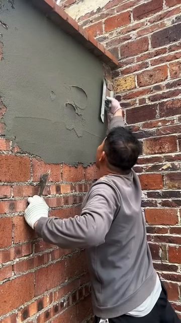 New wall plastering process #shorts