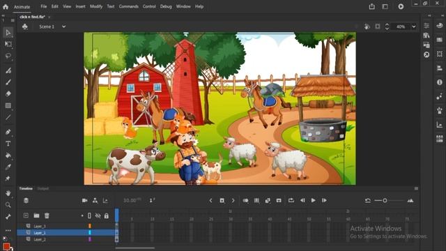 22. Click n Find Game on Adobe Animate