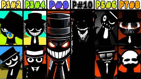 Фаза 1 VS Фаза 2 VS Фаза 3 VS Фаза 4 VS Фаза 5 VS Фазы 6–10 Все фазы в Incredibox Sprunki!
